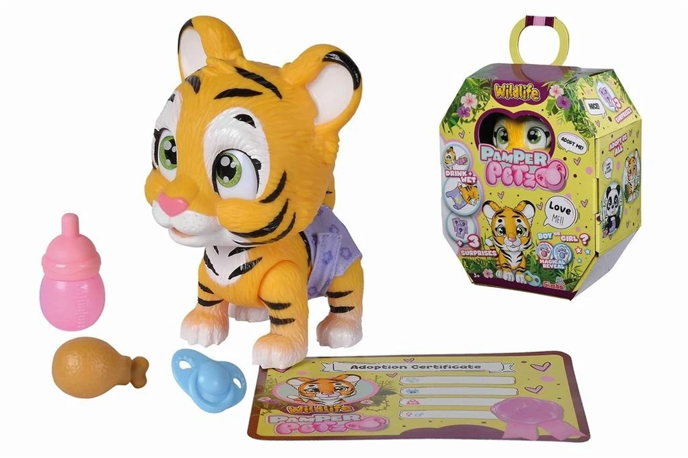 Gyvunėlis Simba Pamper Petz Tigras 15 cm