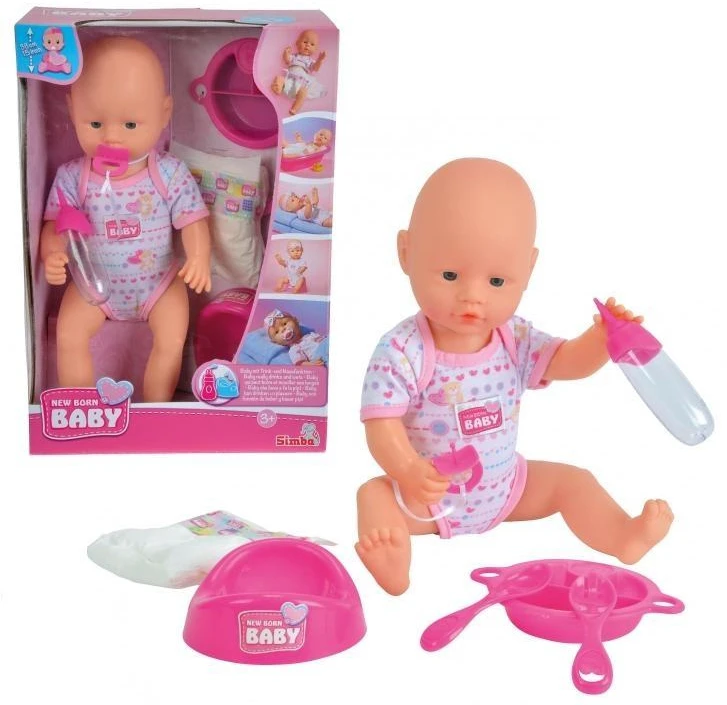 Baby Born „Simba Doll New Born Baby Baby“ su 7 prisijungimu. 38 cm
