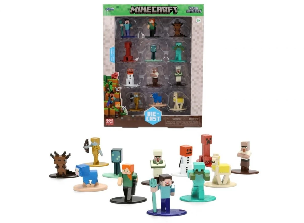 Simba Metalinės Minecraft figūrėlės 12 vnt 4 cm W17