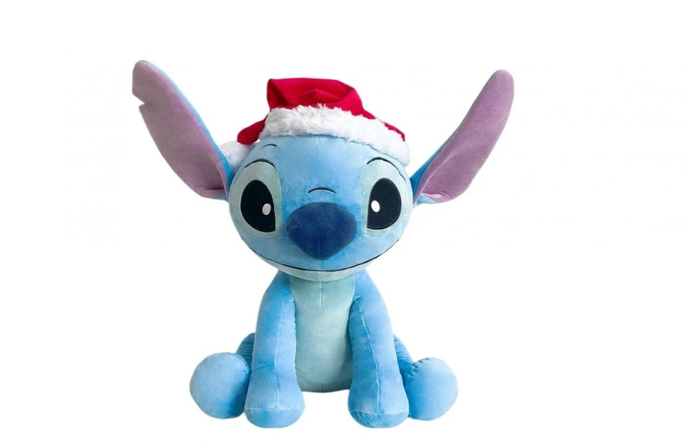 Simba Minkštas pliušinis Disney Stitch su Kalėdų kepure 50 cm