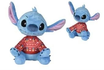 Mattel Simba Minkštas pliušinis Disney Stitch žaislas 25 cm žieminis