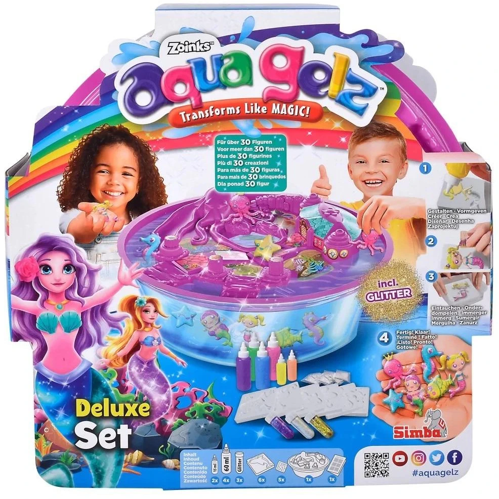 Kūrybinis rinkinys Aqua Gelz Simba magic mermaids