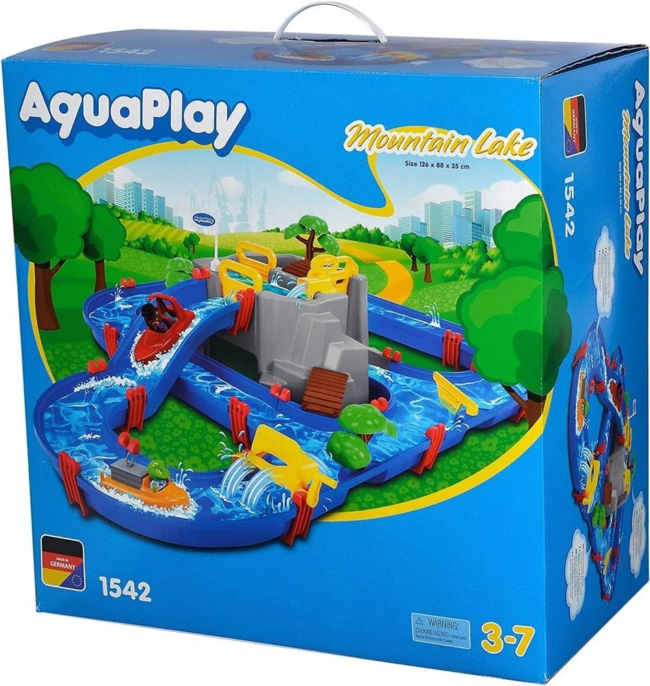 Dickie Didelis vandens trasos kalnų kalnas su „Aquaplay 69 Ele“ kriokliu.