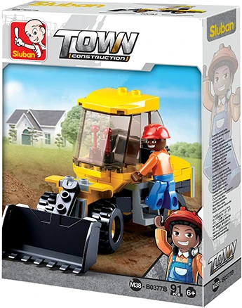 Sluban Town konstruktoriaus rinkinys ratinis krautuvas 91 vnt. M38-B0377B