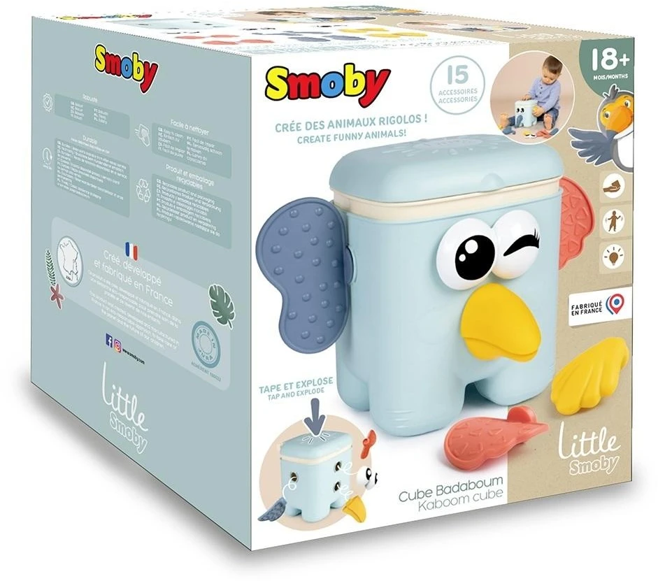 Smoby Edukacinis žaidimas gyvūnų konstravimui 3in1