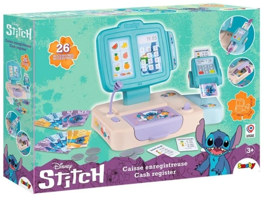 Smoby Kasa Kasos aparatas su kortelių skaitytuvu
