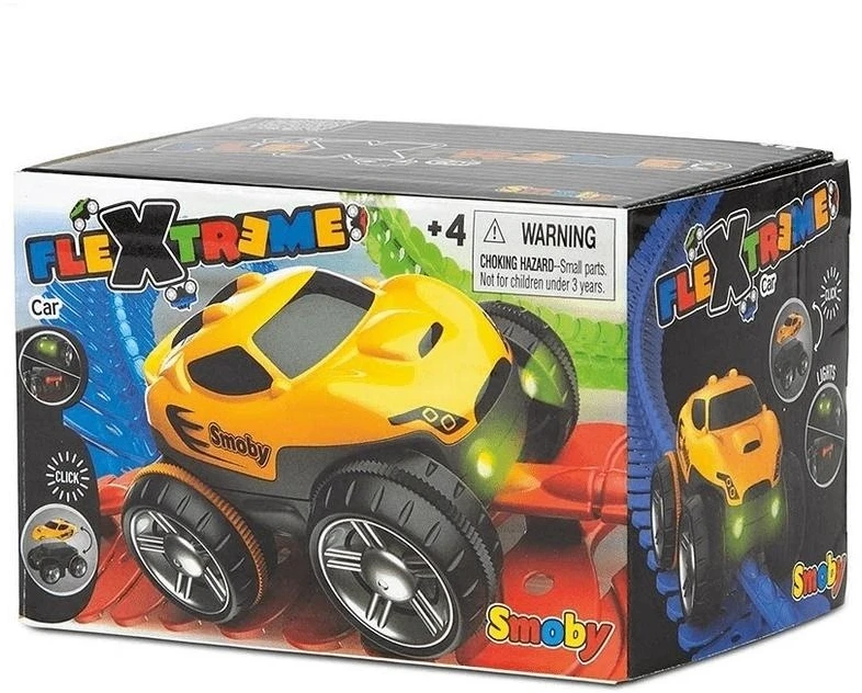 „Smoby Flextreme“ automobilis su šviesa į trasą
