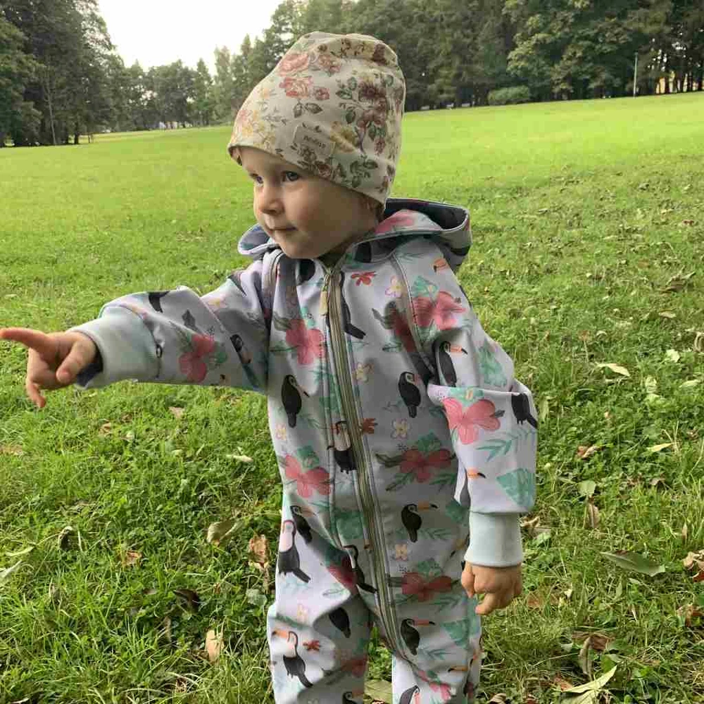 Softshell kombinezonas vaikams New Baby Tukan, dydis 98 (2–3 m.)