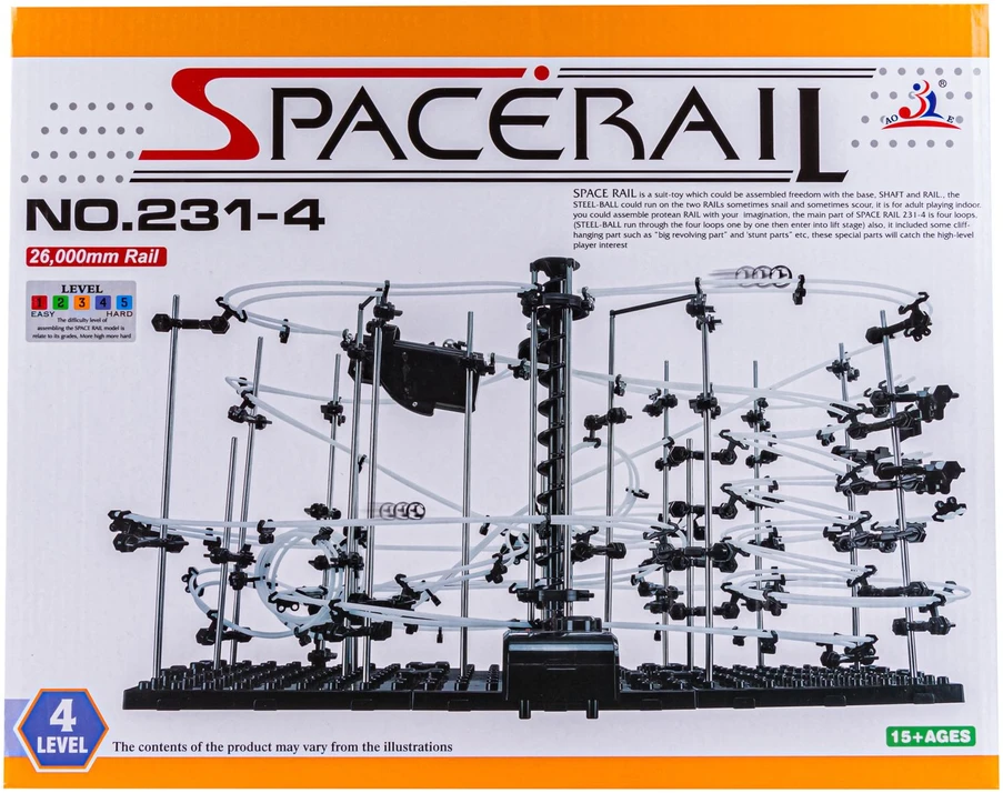 SpaceRail rutuliukų trasa lygis 4 25 m