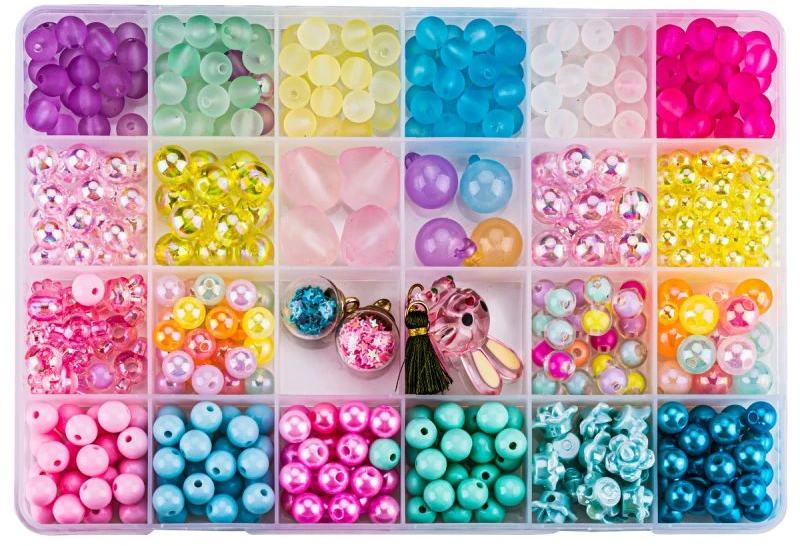 DK Karoliukų rinkinys papuošalams gaminti Crystal Tec