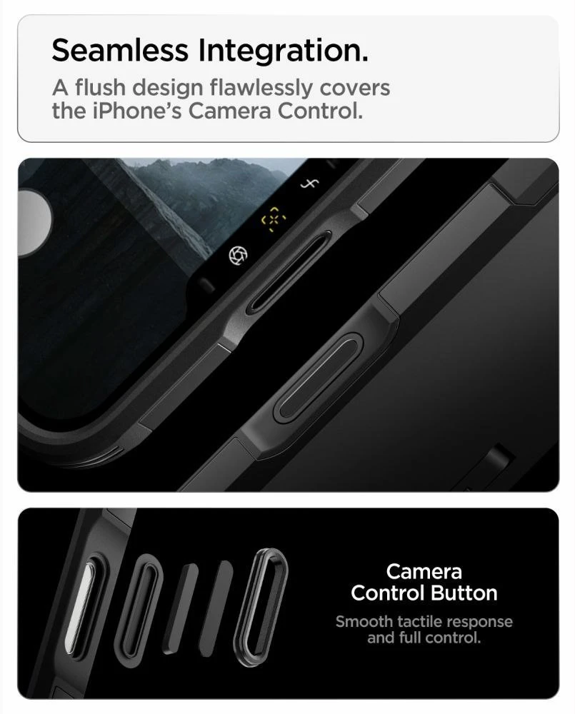 Spigen Tough Armor dėklas iPhone 18 Pro Max / 17 Pro Max - Juodas