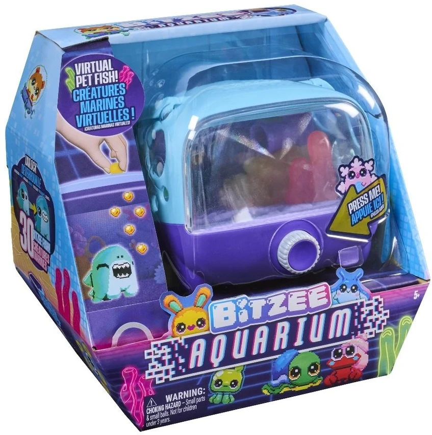 NAUJIENA 2026! Spin Master BITZEE Interaktyvus skaitmeninis gyvūnėlis „Aquarium“