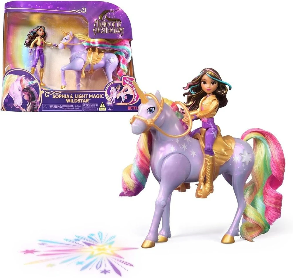 Spin Master Unicorn Academy Vienaragio akademija - maža lėlė Sophia ir Magic Wildstar (6067325)