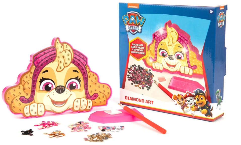 Dėlionė Spin Master Paw Patrol deimantinės mozaikos rinkinys Skye