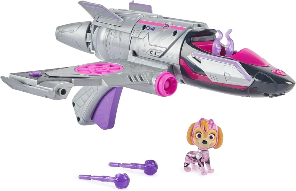 Spin Master PAW Patrol The Mighty Movie - Lėktuvas "Skyes" su garso ir šviesų efektais
