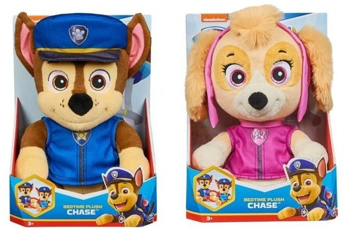 Spin Master Pliušinis žaislas psi patrulis chase miegui 3+