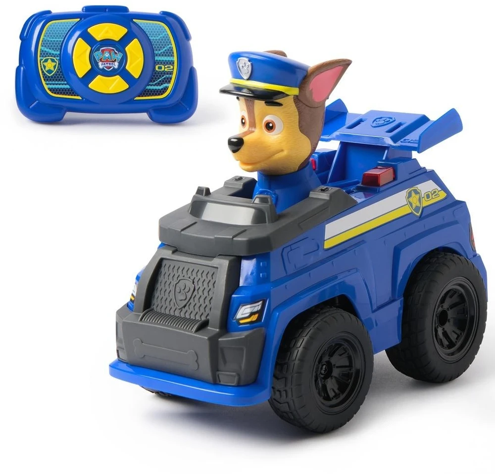Radijo bangomis valdomas Šunyčių patrulių automobilis Spin Master PAW PATROL RC Chase, 6073298