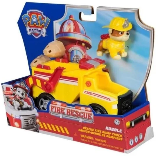 Spin Master PAW PATROL transporto priemonė Fire Rescue Rubble, 6072662