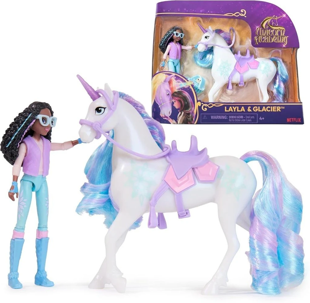 Unicorn Academy Lėlė Layla ir vienaragis Glacier