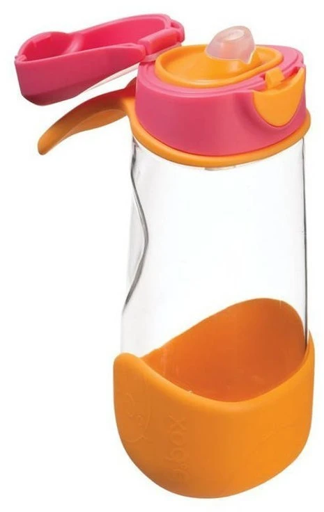 B.BOX - 450 ml braškių kokteilis iš tritano sportinio buteliuko