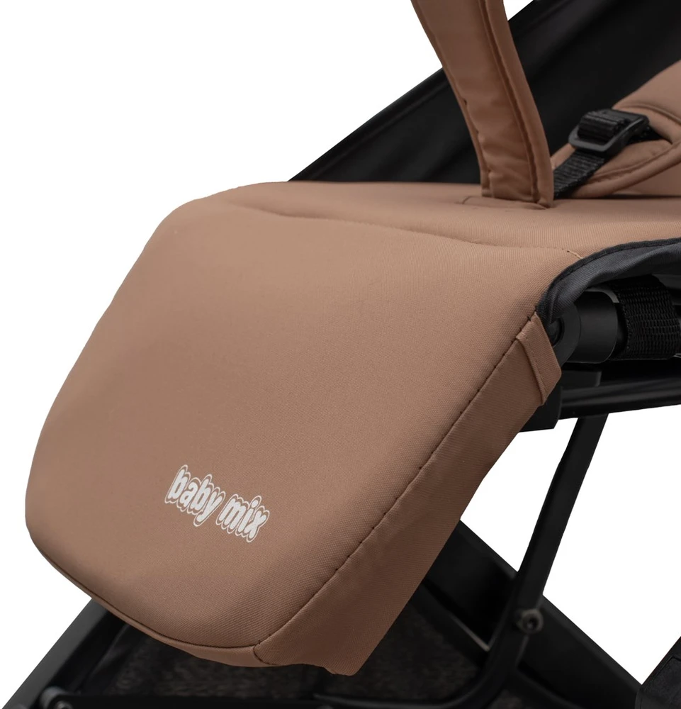 Sportinis vežimėlis Bimelo Baby Mix itin lengvas smėlio spalvos