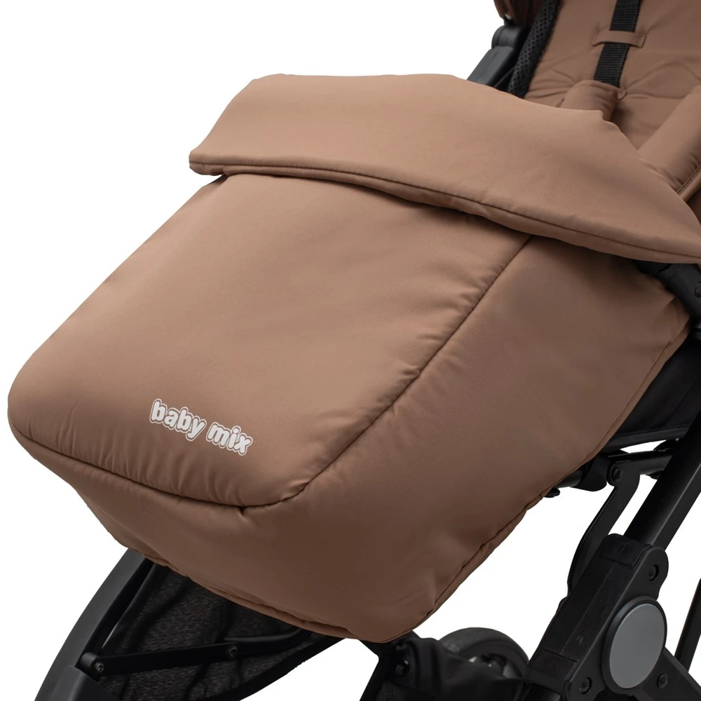 Sportinis vežimėlis Bimelo Baby Mix itin lengvas smėlio spalvos