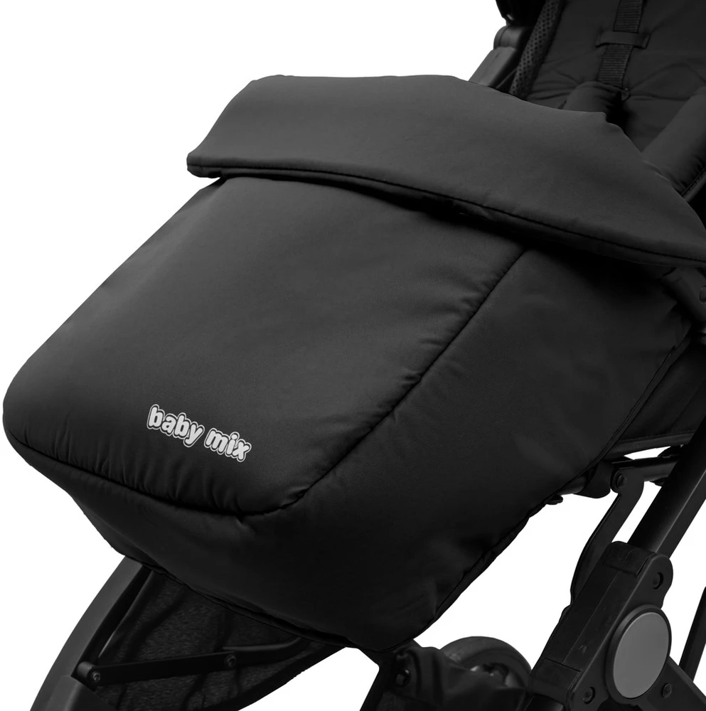 Sportinis vežimėlis Bimelo Baby Mix itin lengvas juodas