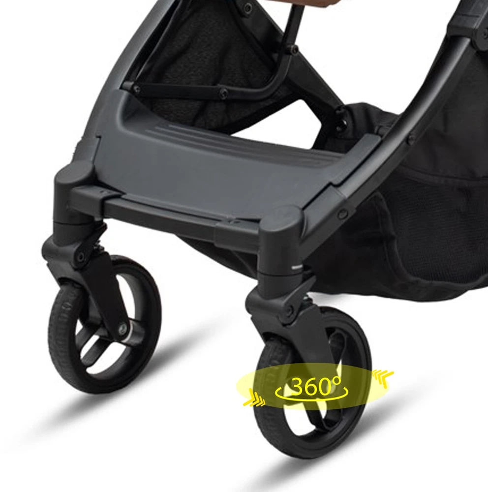 Sportinis vežimėlis Bimelo Baby Mix itin lengvas smėlio spalvos