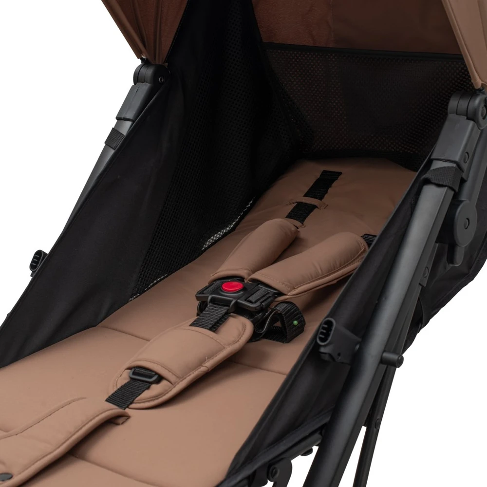 Sportinis vežimėlis Bimelo Baby Mix itin lengvas smėlio spalvos