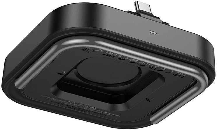 Stalinis įkroviklis Hoco 2in1 USB C PD QC 3A 30W + belaidis įkrovimas 5W CQ16B juodas