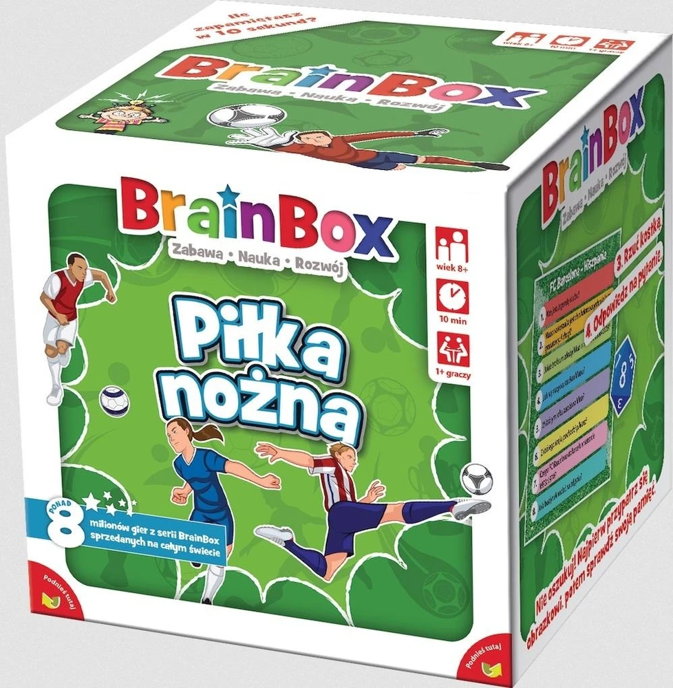 Stalo žaidimas futbolo žinioms lavinti BrainBox REBEL