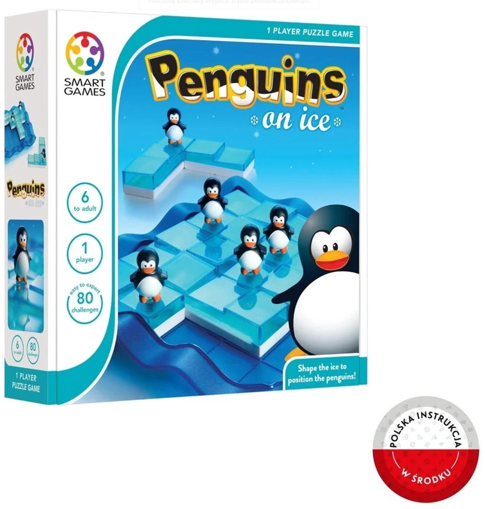 Stalo žaidimas BRAIN GAMES SMART GAMES Penguins on Ice