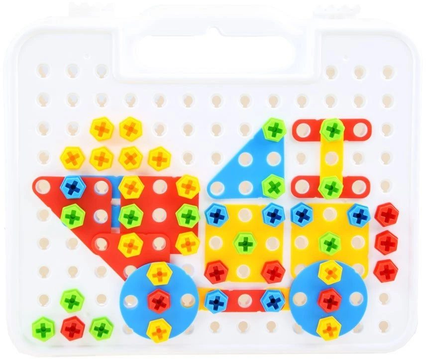 Jokomisiada Statybos blokai + atsuktuvas 268 PCS