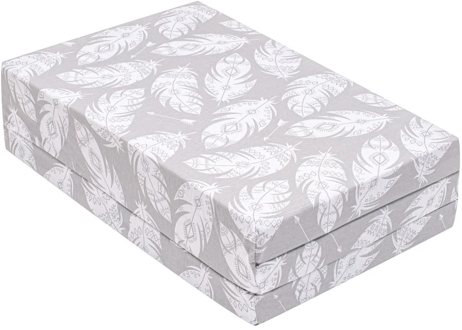 Sulankstomas čiužinys lovytei New Baby STANDARD 120x60x5 cm plunksna
