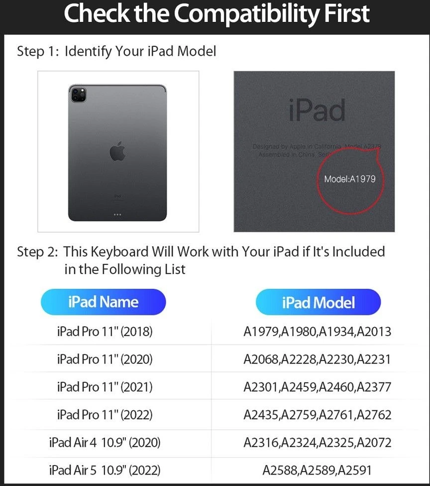 DUX DUCIS dėklas DK sulankstomas su belaide klaviatūra iPad 4/5/6/iPad Pro 11 (2018/2020/2021/2022) juodas