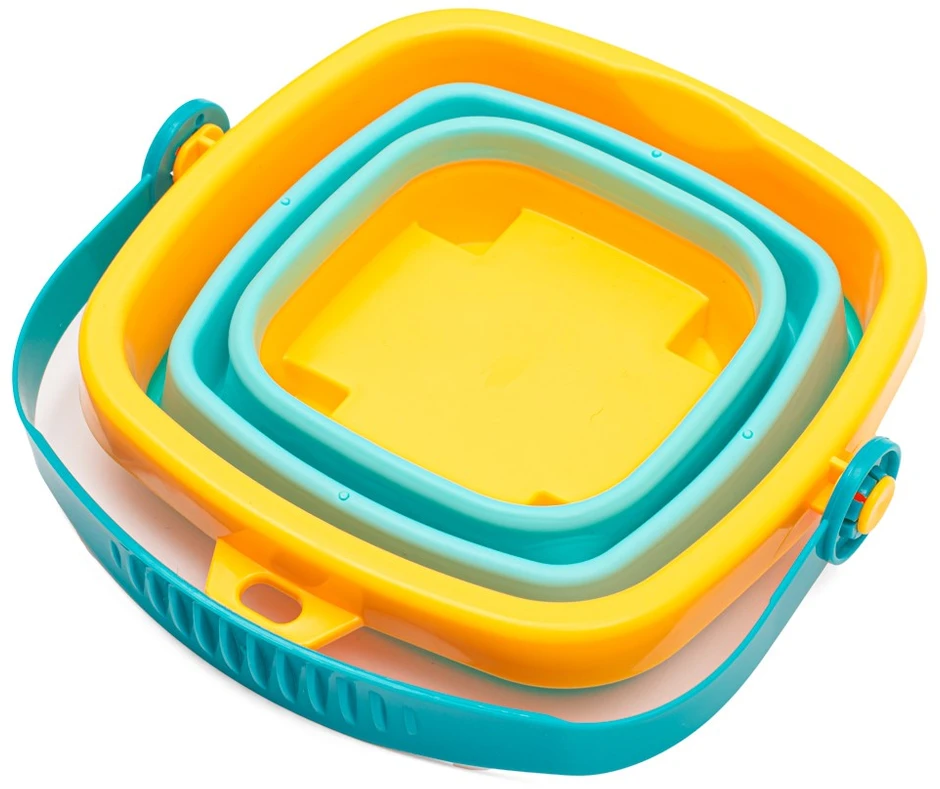 Sulankstomas kibiras su smėlio žaislais Baby Mix – 5 dalių rinkinys