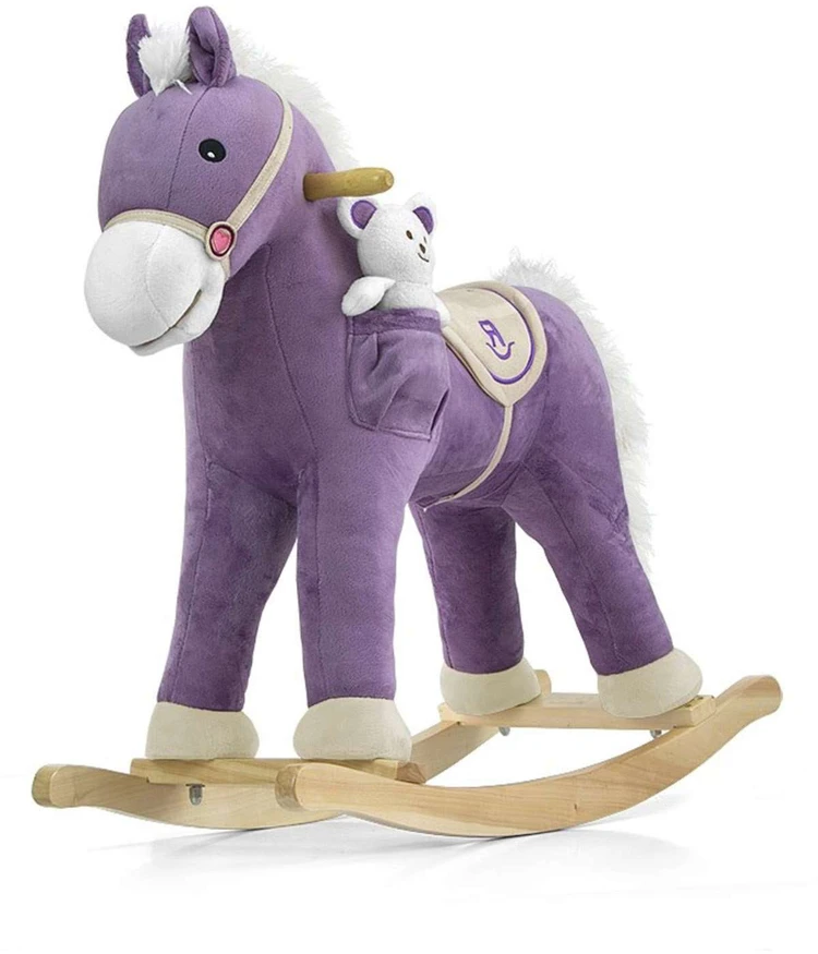 Supamas arkliukas su melodija Milly Mally Pony violetinis