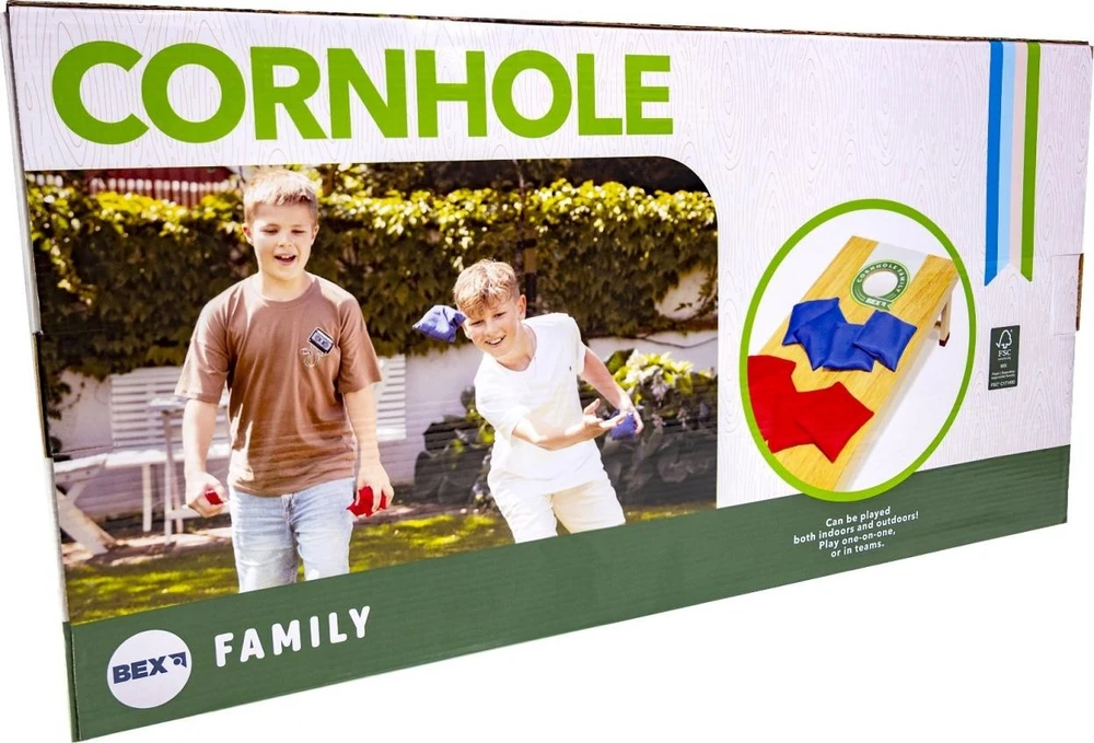 Tactic Lawn cornhole žaidimas su maišeliais ir lenta