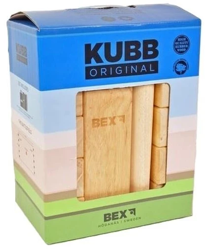 Tactic Bex Sport Lauko žaidimas Bex Kubb Original, raudonas karalius