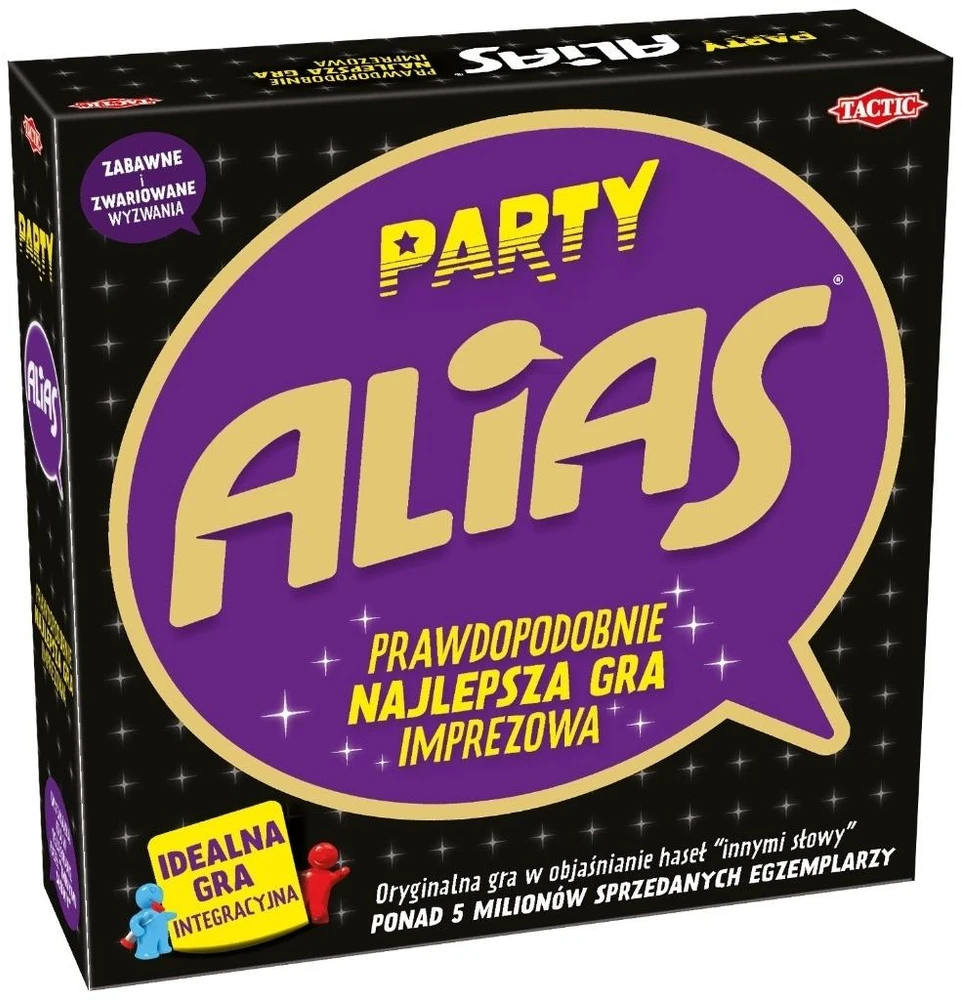 Tactic Stalo žaidimas Alias Party žodžių spėliojimui