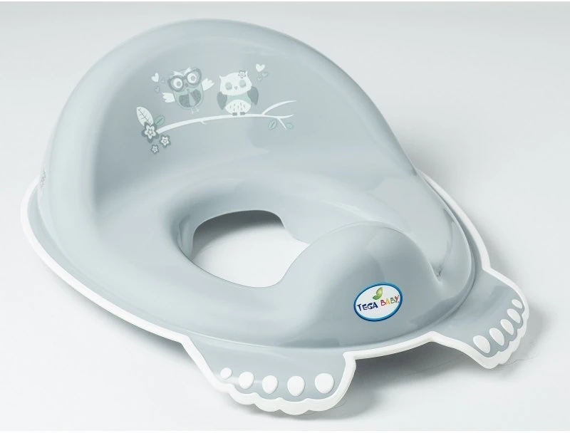 TEGA SO-002-106 Tualeto sėdynės užvalkalas neslystantis OWL pilkas