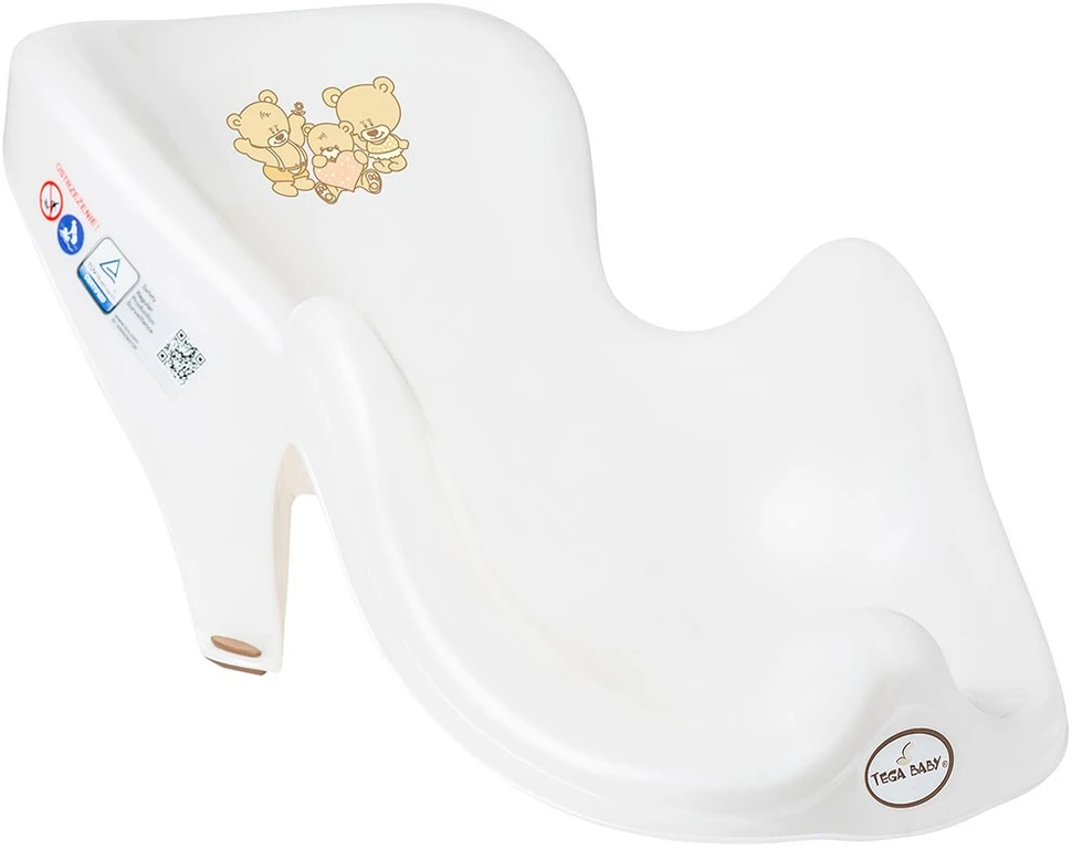 TEGA MS-003-118 Neslidi vonios kėdė Teddy Bear Baltas Pearl