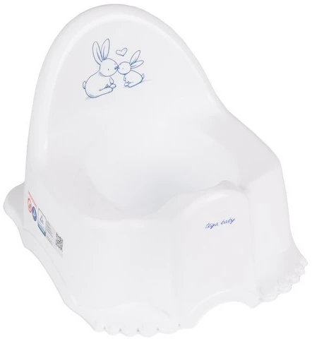 TEGA KR-007-103 ECO Potty BUNNIES baltas
