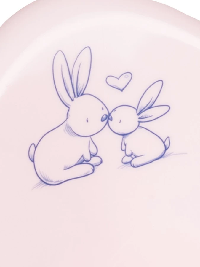 Tega Naktipuodis kūdikiams neslystantis Bunny rožinis
