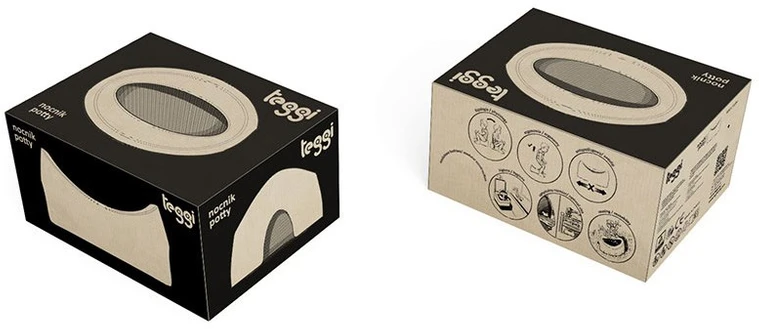 TEGA TI-001-164/103 Teggi puodukas tamsiai mėlynas/baltas