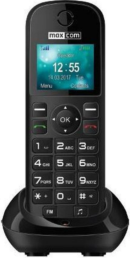 MAXCOM mobilusis telefonas senjorams MM35D SE juodas