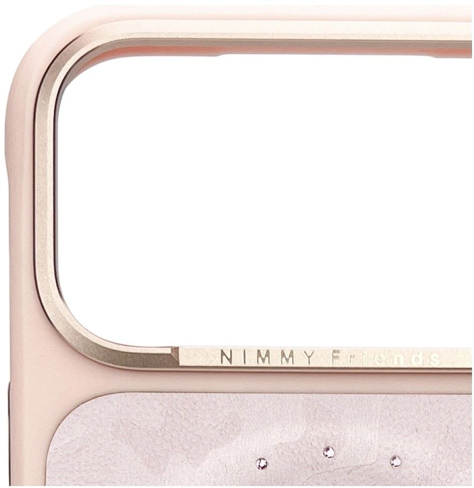 NIMMY dėklas LUCKY FASHION CAT, suderinamas su MagSafe, skirtas IPHONE 18 Pro/17 Pro, rožinis