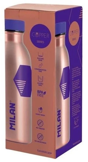 Termosas buteliukas 354 ml violetinis copper Milan