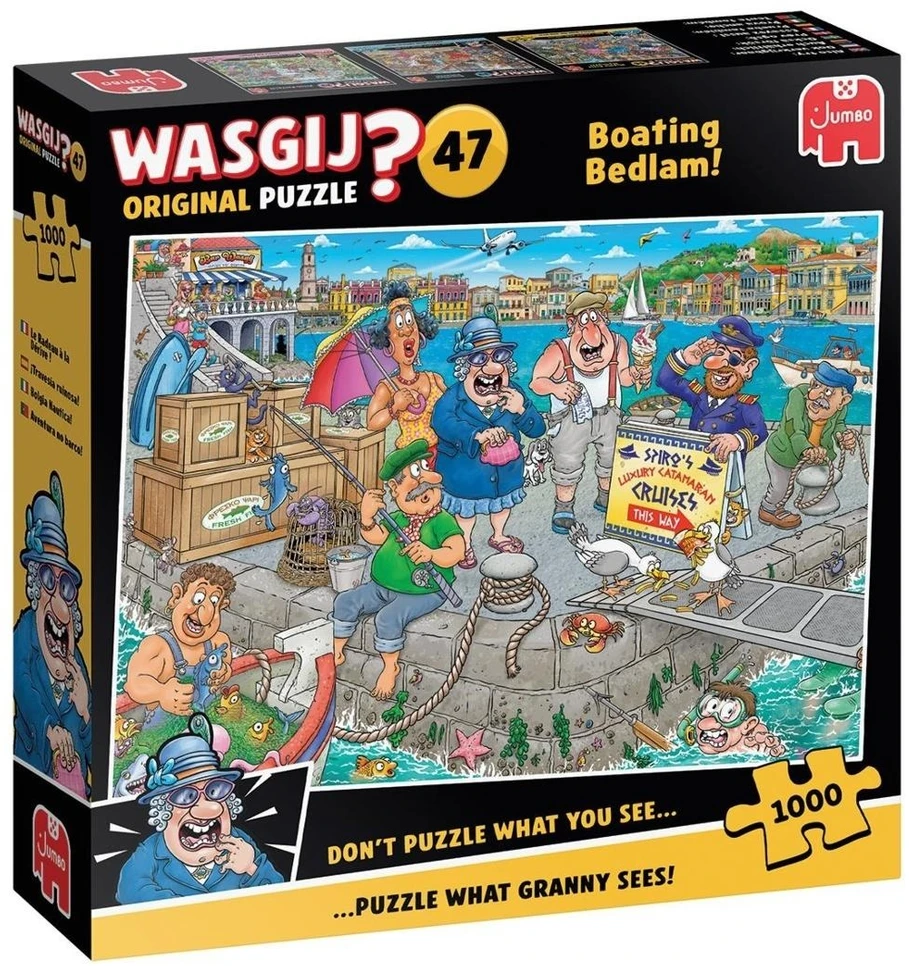 Dėlionė TM Toys Wasgij - Original 47 - Laivybos bedlamas (1000 detalių) (1110100511)