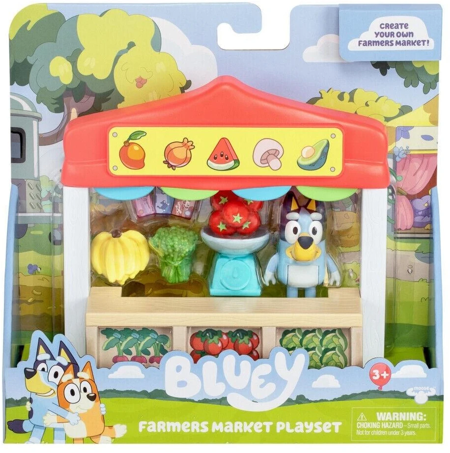 Moose BLUEY Mini žaidimų rinkinys ūkininkų turguje (90244)